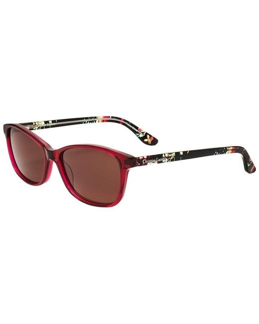 Christian Lacroix Red 53Mm Sunglasses