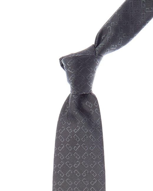 Givenchy Blue Monogram 1972 Silk Tie for men