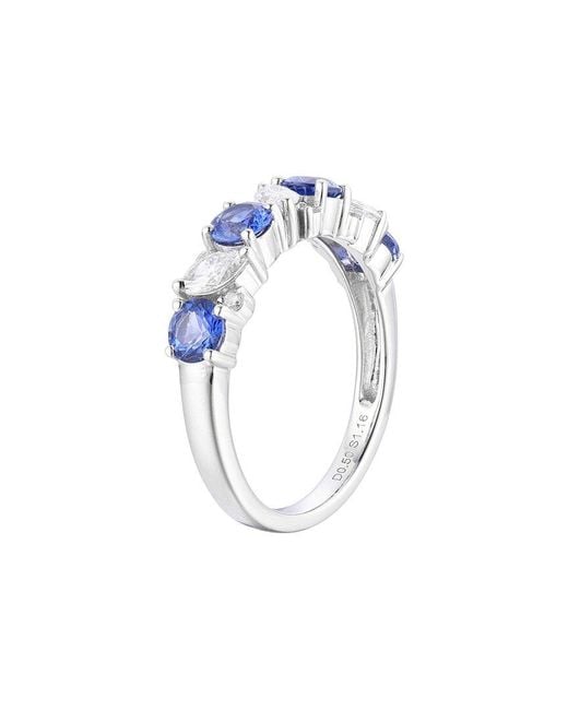 Gregg Ruth Blue 14K 1.65 Ct. Tw. Diamond & Sapphire Ring