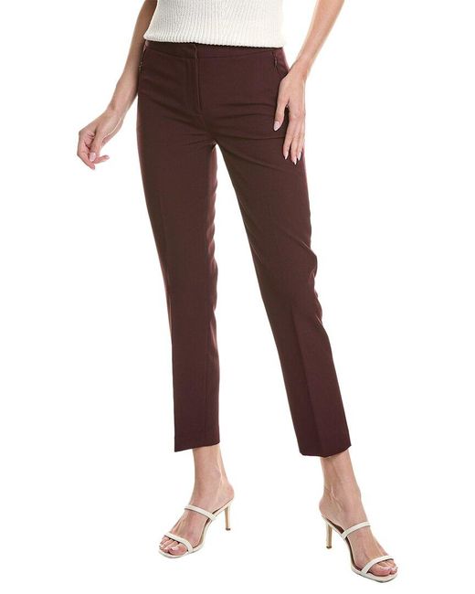 Kobi Halperin Brown Alexi Twill Cigarette Pant