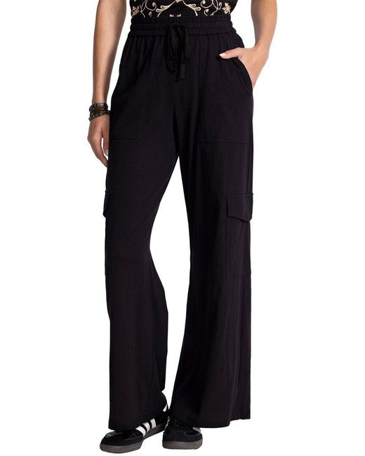 Johnny Was Black Cargo Pant