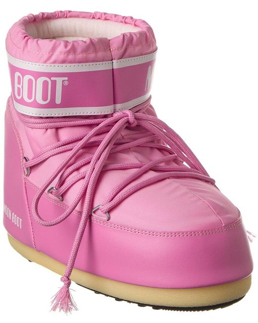 Moon Boot Pink ® Icon Low Nylon Boot