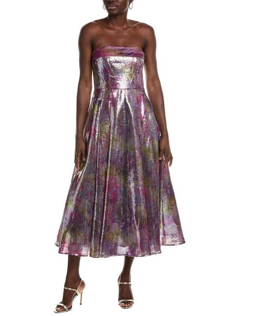 THEIA Purple Eve Dress