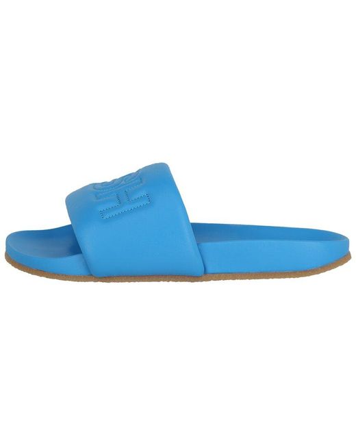 Ambush Blue Quilted Leather Sandal for men