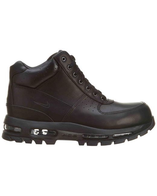 Nike Leather Air Max Goadome Boots in Black for Men | Lyst Canada
