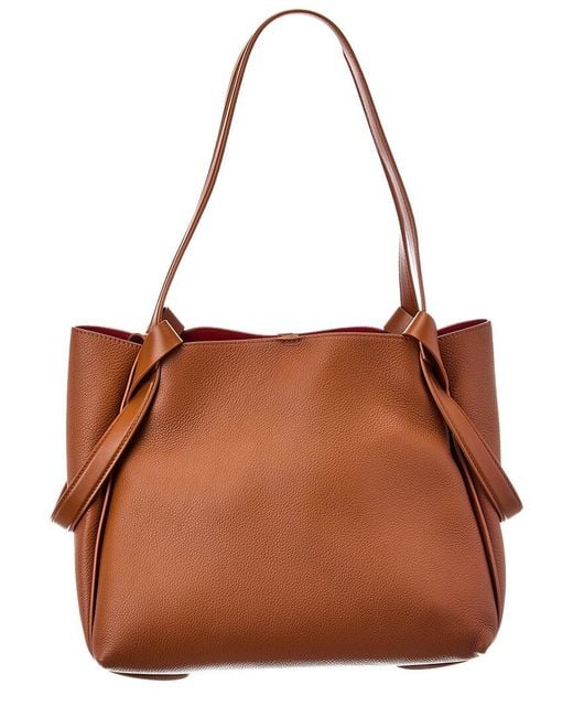 Christian Louboutin Brown Bettina Small Leather Tote