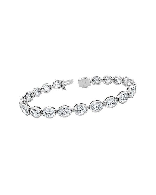 Lab Grown Diamonds White 14K 11.00 Ct. Tw. Lab-Grown Diamond Tennis Bracelet