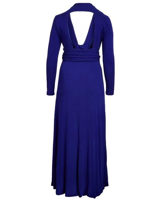 Reiss Blue Bailey Maxi Dress