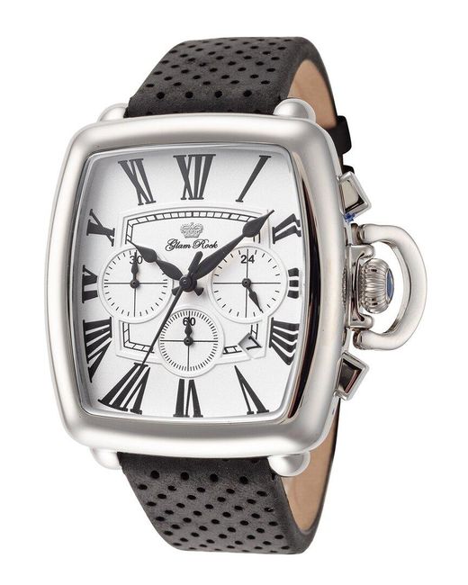 Glamrocks Jewelry Gray Vintage Conta Tempo Watch for men