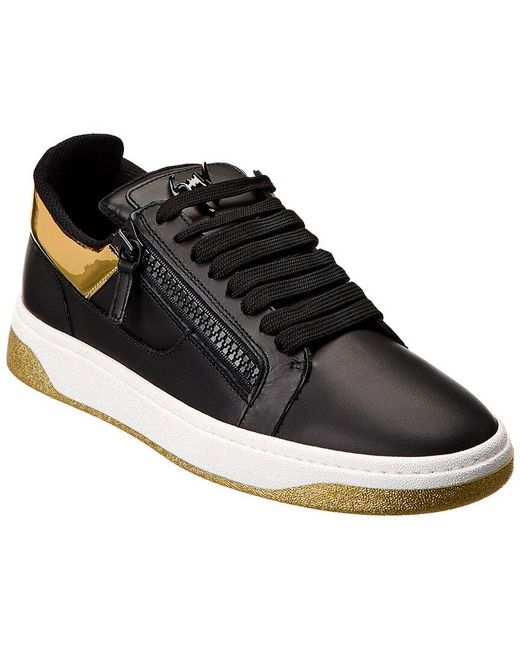 Giuseppe Zanotti Black Gz/94 Leather Sneaker for men