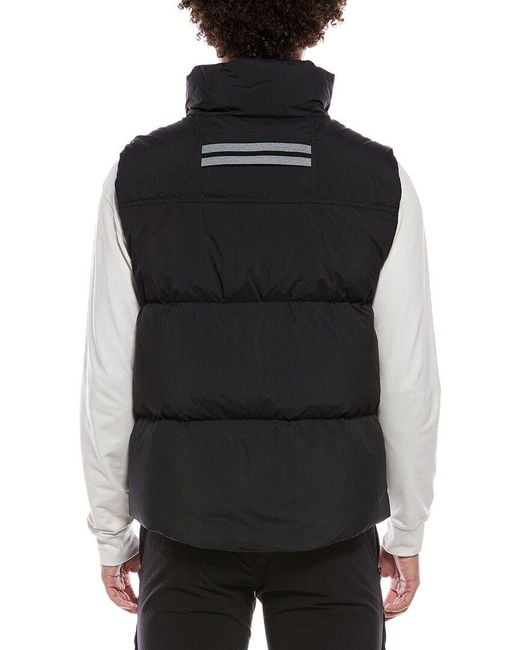 Canada Goose Black Lawrence Puffer Vest for men