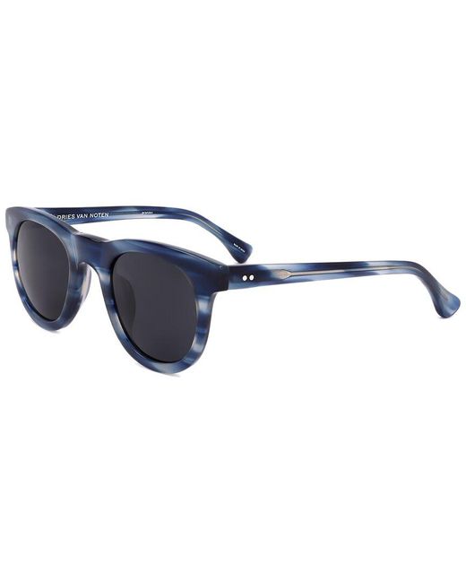 Linda Farrow Blue Dvn133 46mm Sunglasses