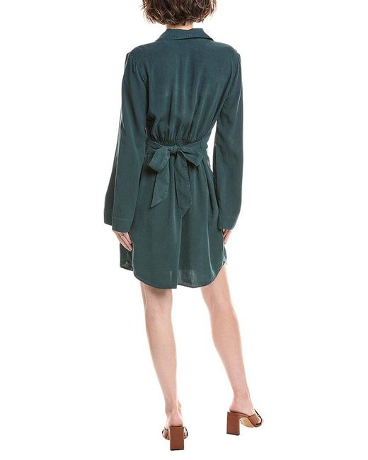 Bella Dahl Blue Mini Shirtdress