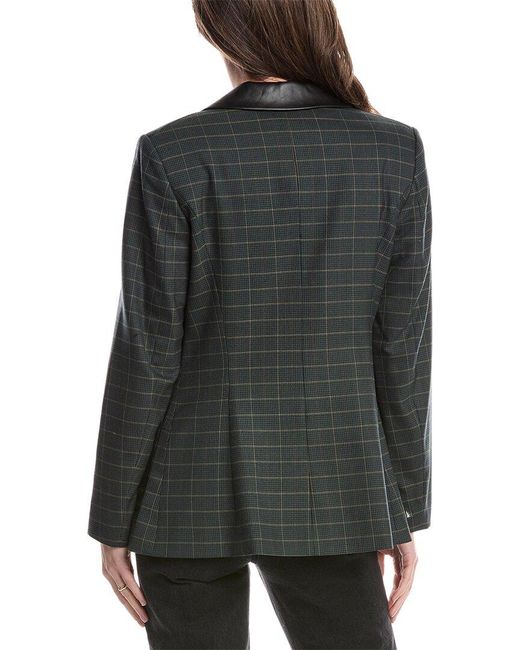Rag & Bone Black Drew Wool-Blend Blazer