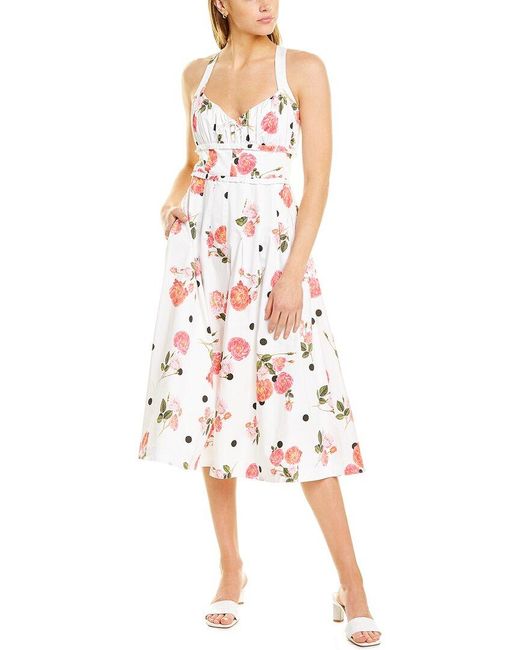 For Love \u0026 Lemons Paloma Midi Dress in 