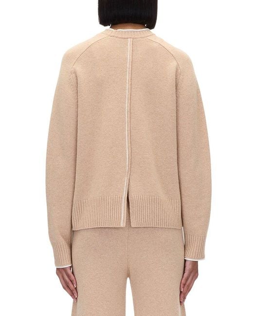 3.1 Phillip Lim Natural Wool- & Cashmere-Blend Relaxed Sweater