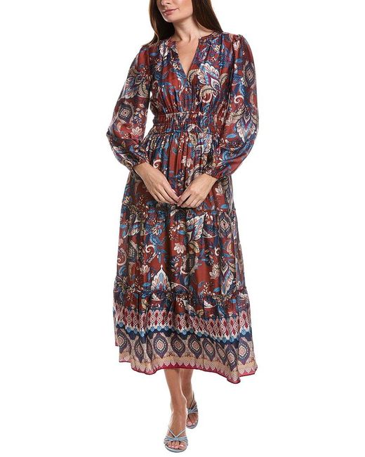 Julia Jordan Red Midi Dress