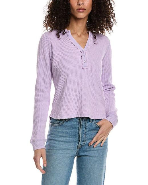 AIDEN Purple V-neck Sweater