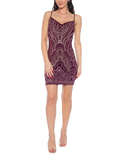 Bebe Red Slinky Dress