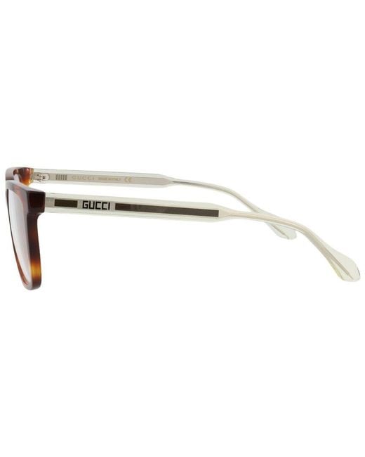 Gucci White Gg0560O 55Mm Optical Frames for men