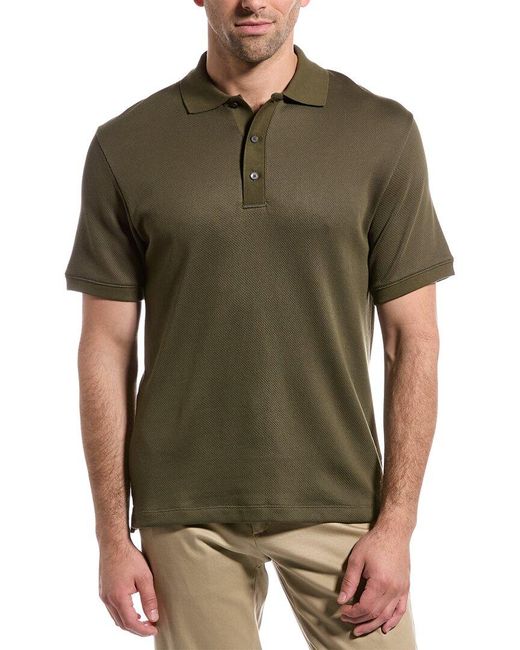 Theory Green Droyer Polo Shirt for men