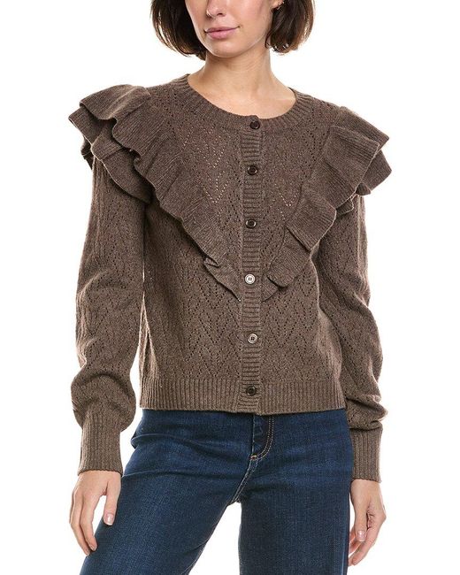 Bagatelle Brown Sweater Jacket