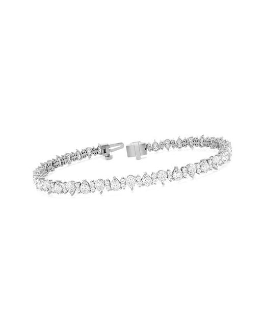 Lab Grown Diamonds White 14K 5.51 Ct. Tw. Lab-Grown Diamond Tennis Bracelet