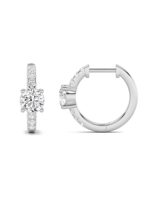 Lab Grown Diamonds Metallic 14K 1.50 Ct. Tw. Lab-Grown Diamond Earrings