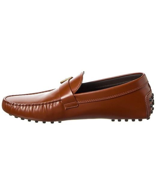 Tod's Brown Leather Loafer for men