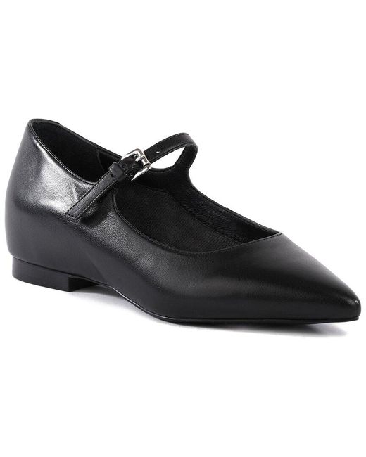 Seychelles Black Pardon Me Leather Flat