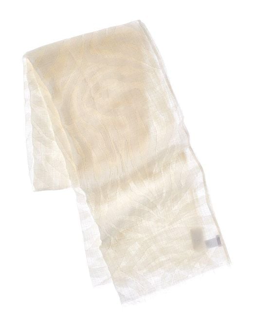 Brunello Cucinelli Natural Linen Scarf
