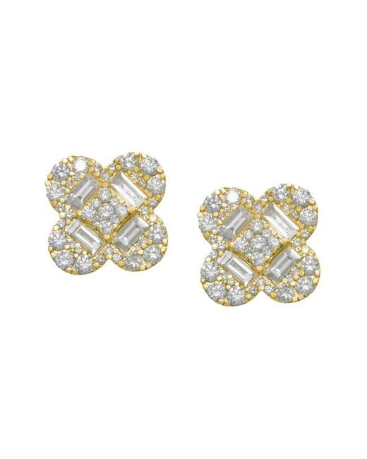 Diana M Metallic Fine Jewelry 14k 3.60 Ct. Tw. Diamond Earrings
