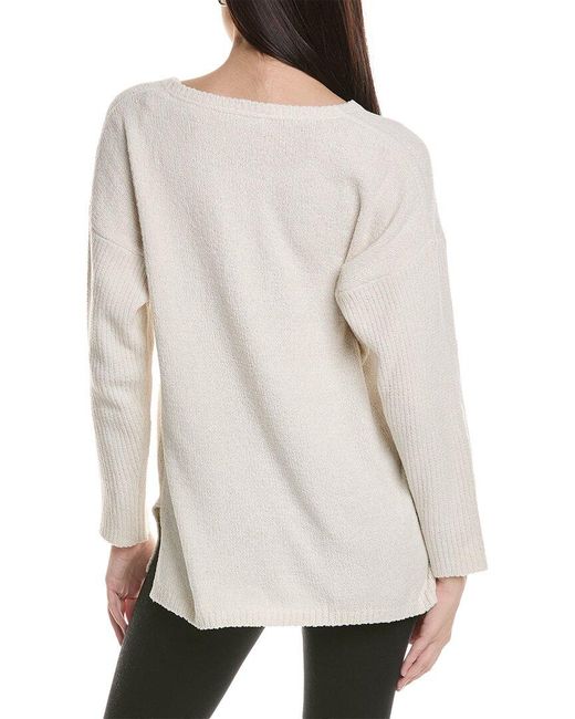 N Natori White Aura Sweater