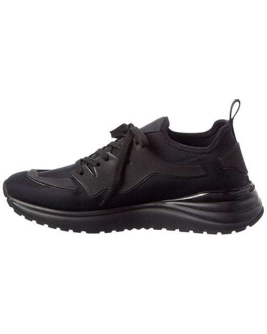 Ferragamo Black Pocket Sneaker for men