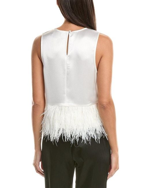 Cinq À Sept White Charisse Top