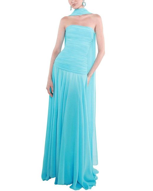 Dilireba Blue Maxi Dress