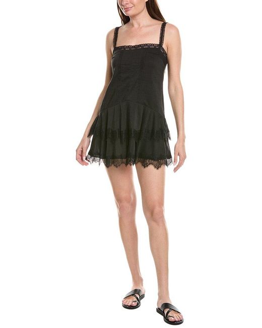 O.P.T Black O.P.T Armanii Mini Dress