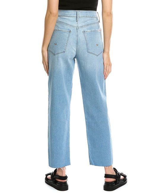Hudson Jeans High-rise Straight Ankle Jeans in Blue | Lyst Canada