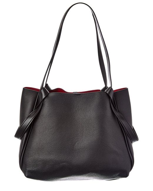 Christian Louboutin Black Bettina Small Leather Tote