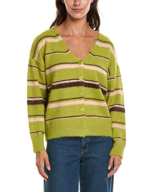 CELESTINE SEI Yellow Cardigan
