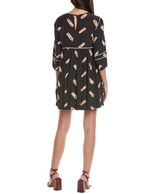 Ba&sh Black Crispy Mini Dress