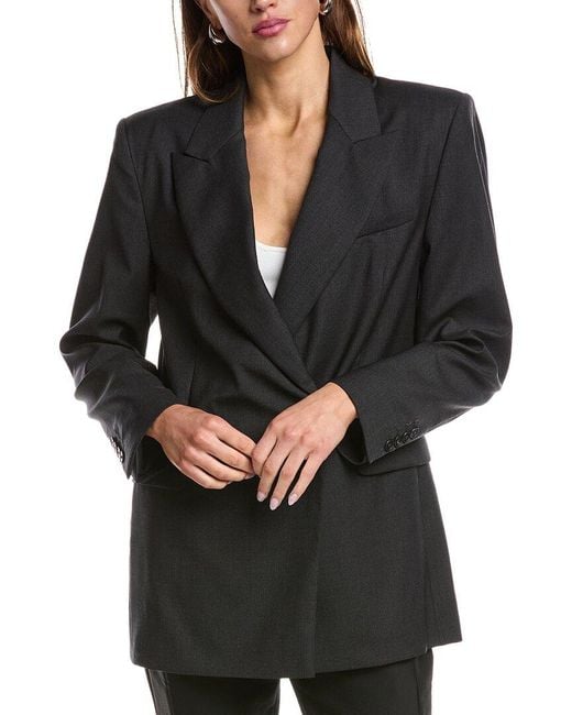 IRO Black Malone Wool-Blend Blazer