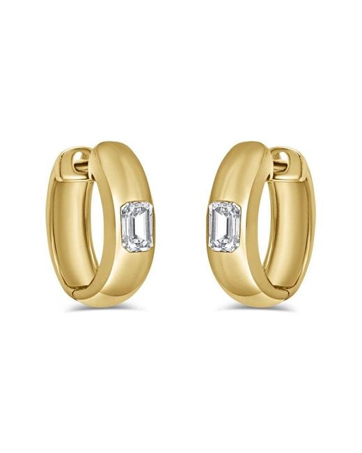 Sabrina Designs Metallic 14K 0.62 Ct. Tw. Diamond Hoop Earrings