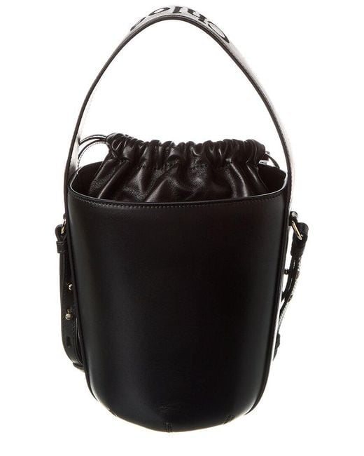 Chloé Black Sense Leather Bucket Bag