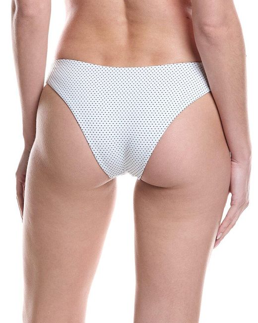 Onia White Chiara Bikini Bottom