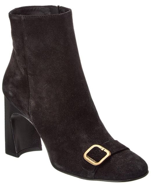 Tod's Black Suede Bootie