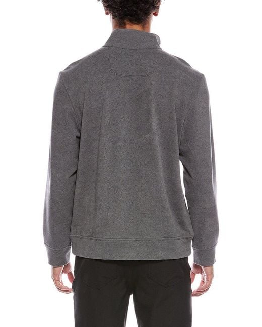 Tommy Bahama Gray Camano Point 1/2-Zip Pullover for men