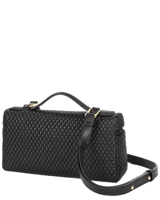 Tiffany & Fred Paris Black Leather Crossbody