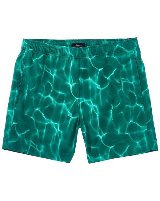 Theory Green Jace Ripple Swim Short