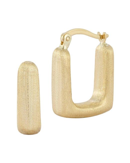 Ember Fine Jewelry White 14k Satin Square Earrings